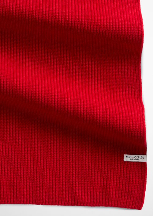 Strickschal — Sunny Red