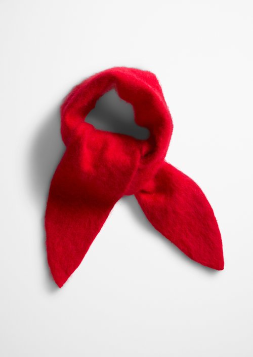 Kleiner Schal — Sunny Red