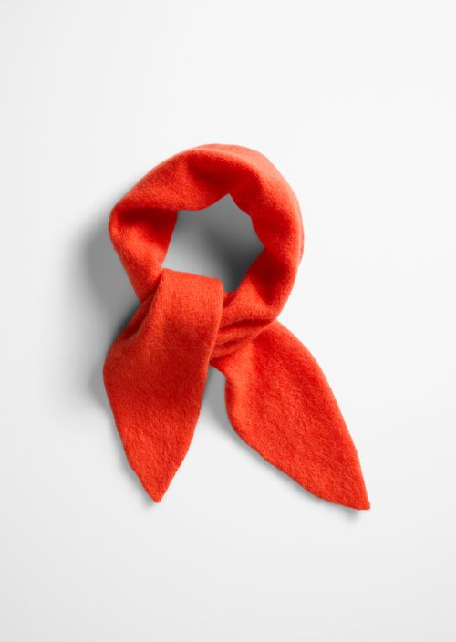 Kleiner Schal — Vivid Orange