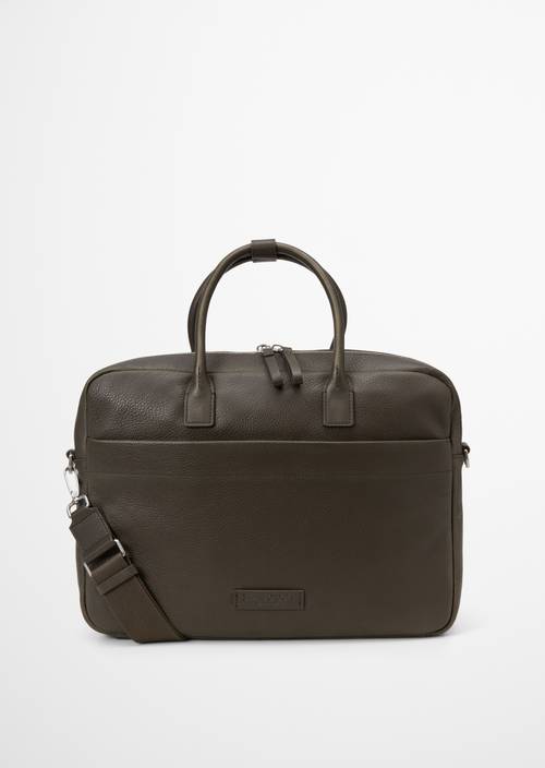 Sac d'affaires modèle Louif Dusty Olive en vue de face