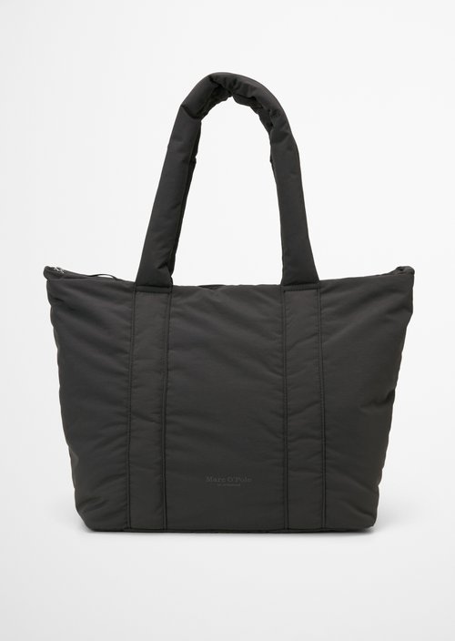 Leva Nylon Tote Bag — Broken Graphite