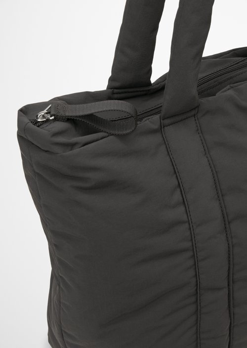 Leva Nylon Tote Bag — Broken Graphite