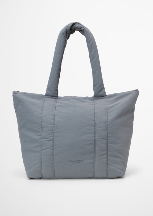Leva Nylon Tote Bag — Dusk Blue