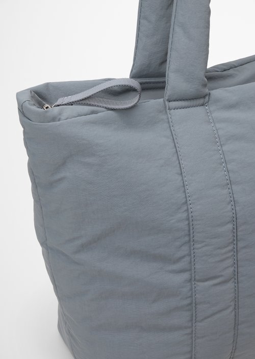 Leva Nylon Tote Bag — Dusk Blue
