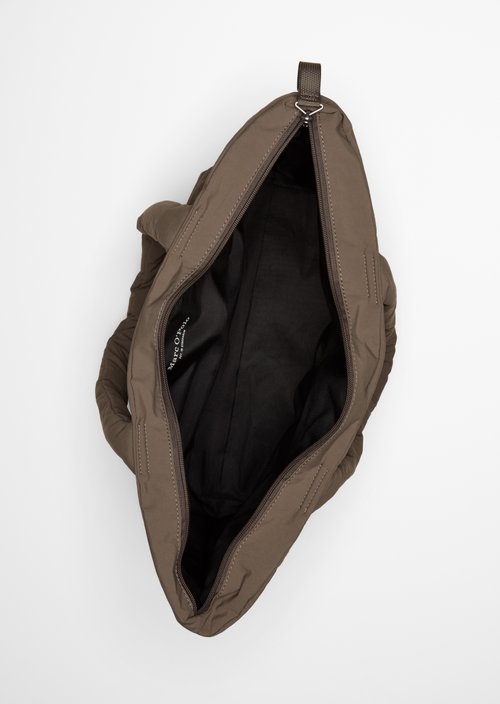 Leva Nylon Tote Bag — Dark Nickle