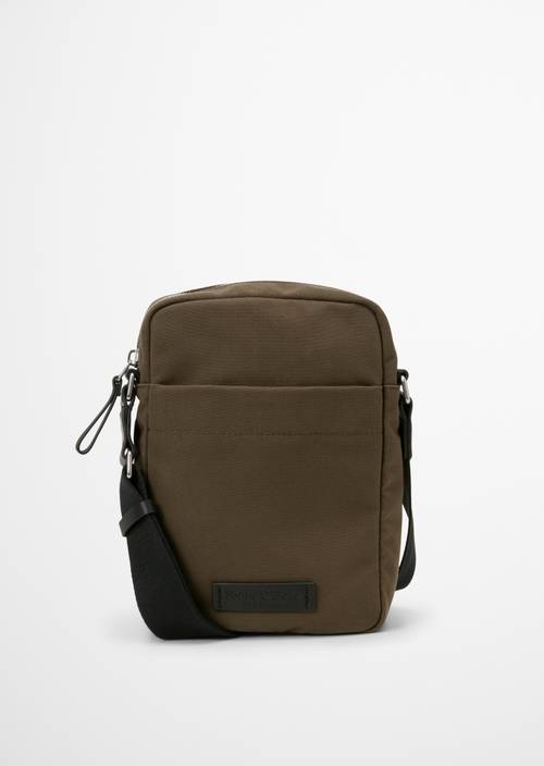 Canvas-Umhängetasche Model Lovis Dusty Olive in Frontalansicht