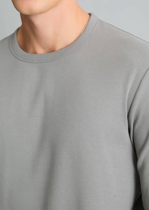 T-shirt met lange mouwen, regular fit Griffin in detailaanzicht