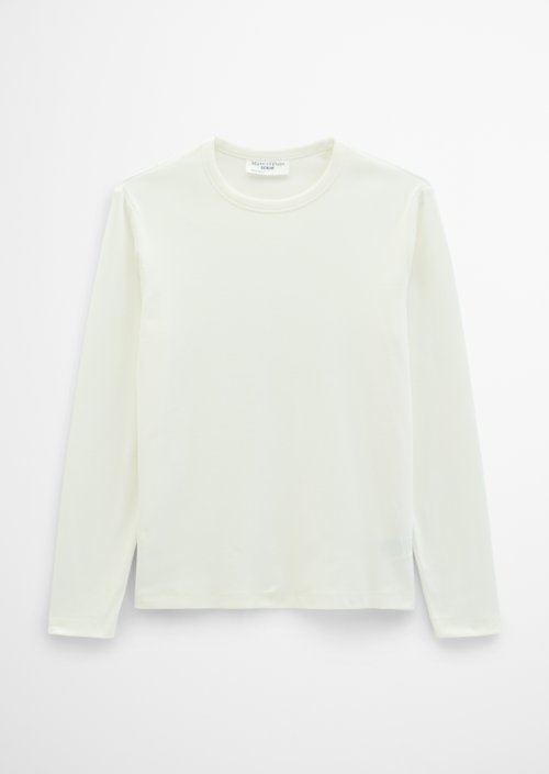 Regular-fit long-sleeve shirt — Silky White