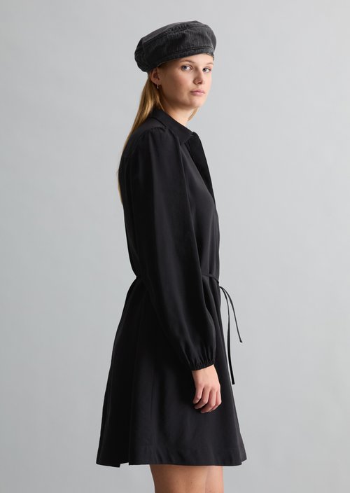 Flared Dress — Black
