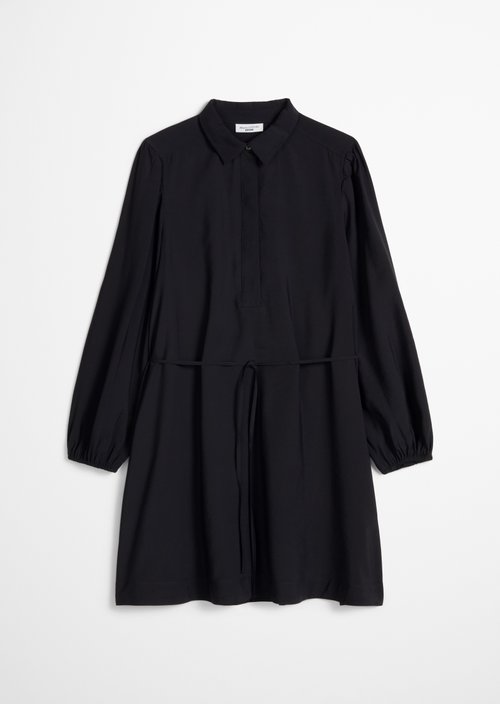 Flared Dress — Black
