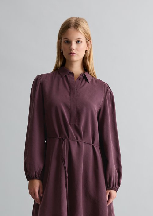 Flared Dress — Rhubarb Jam