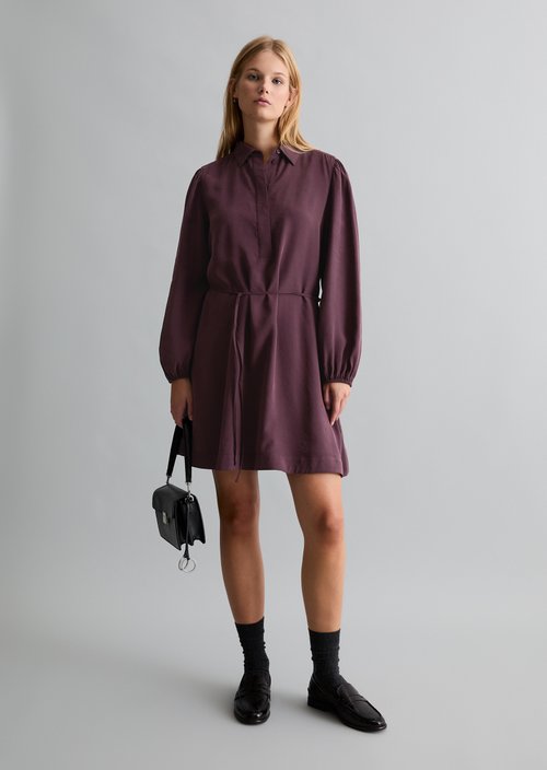 Flared Dress — Rhubarb Jam