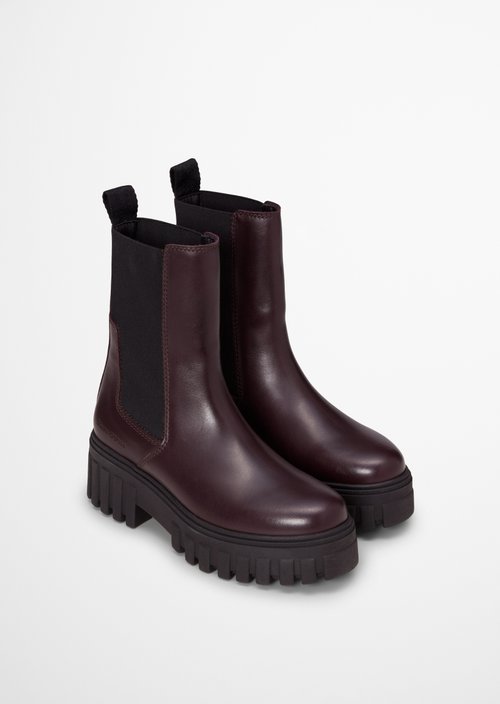 Valva Chelsea Boot — Dark Plum