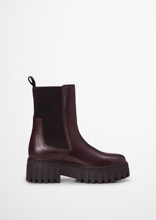 Valva Chelsea Boot — Dark Plum
