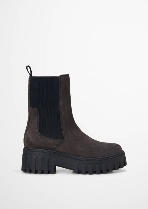 Chelsea Boot Model Vala Dark Graphite Ansicht rechter Schuh von außen