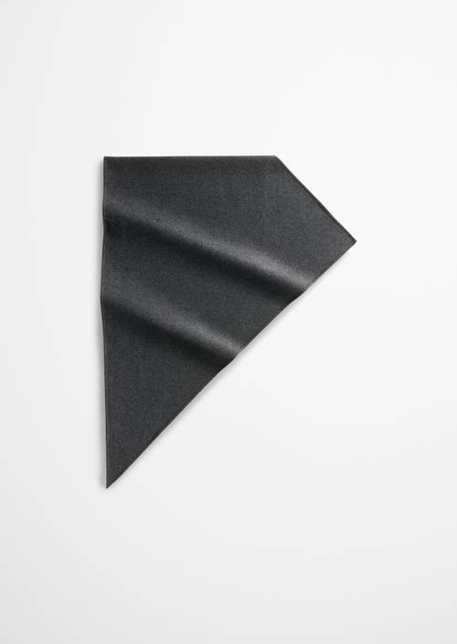 foulard triangulaire Middle Grey Melange en vue de face
