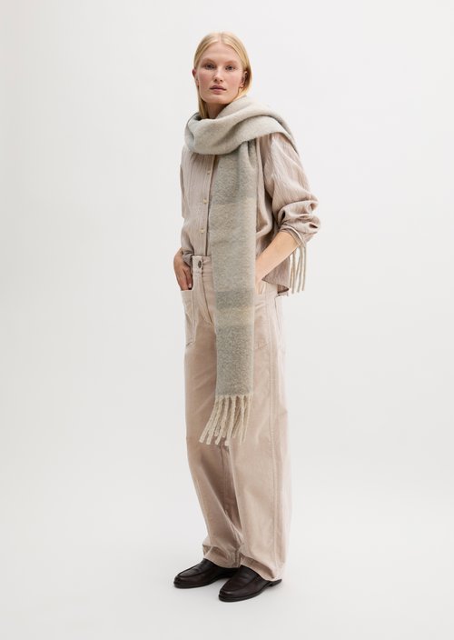 Wollschal — Medium Beige