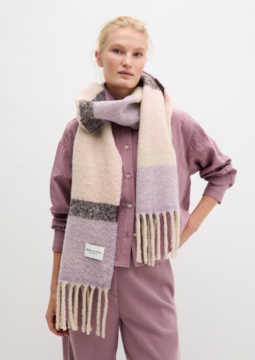 Wollschal — Medium Pink