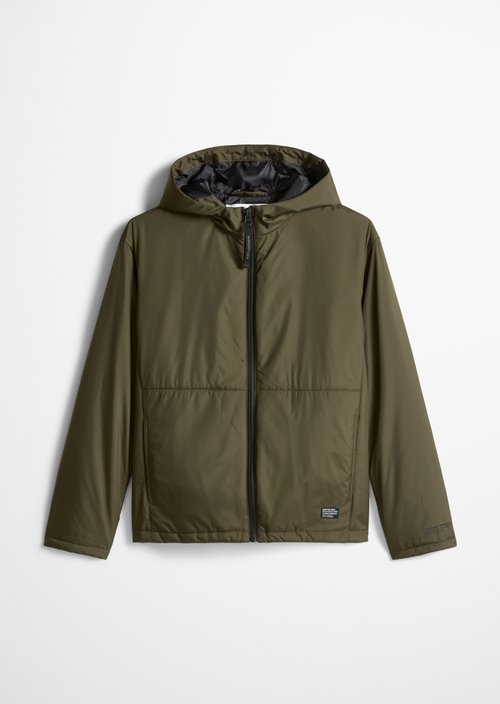 Regular-Fit Outdoor Jacket — Olive Drab