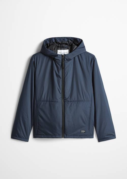Outdoor-Jacke regular True Navy in freigestellter Ansicht ohne Model