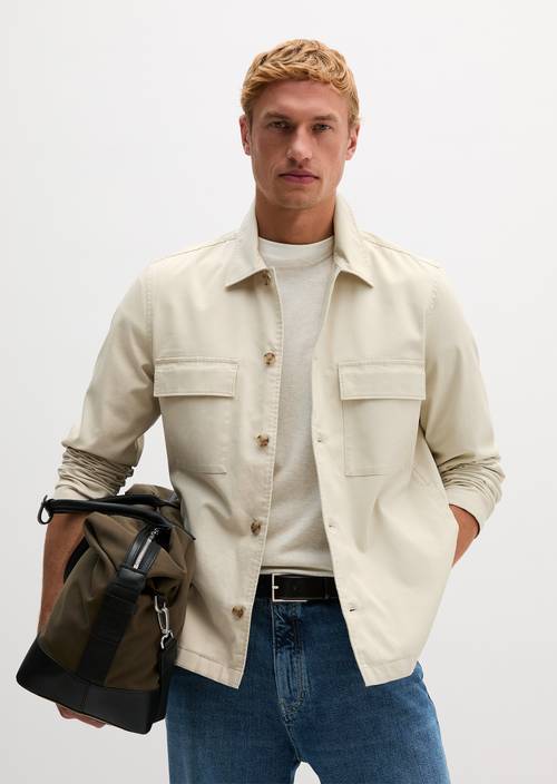 Overshirt regular Grey Silk in Frontalansicht