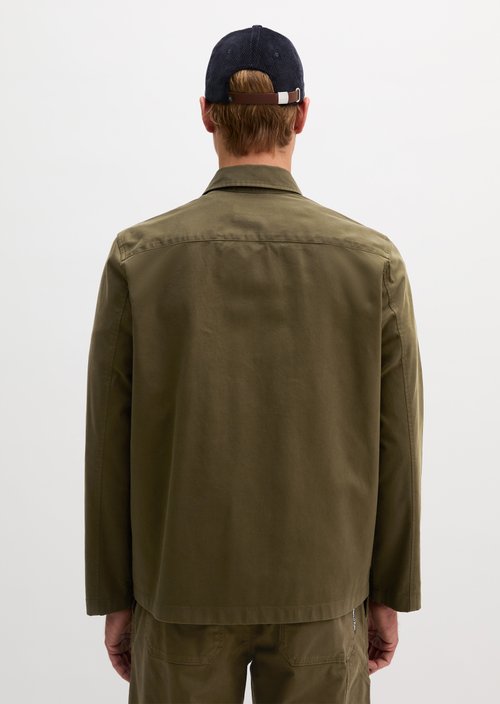 Regular-Fit Overshirt — Faded Herb