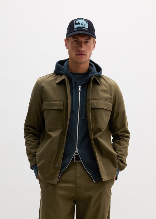 Regular-Fit Overshirt — Faded Herb