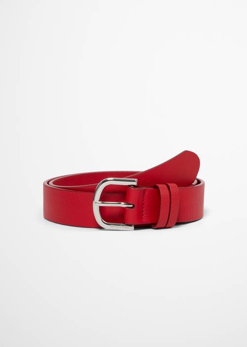 Ceinture Shiny Red en vue de face