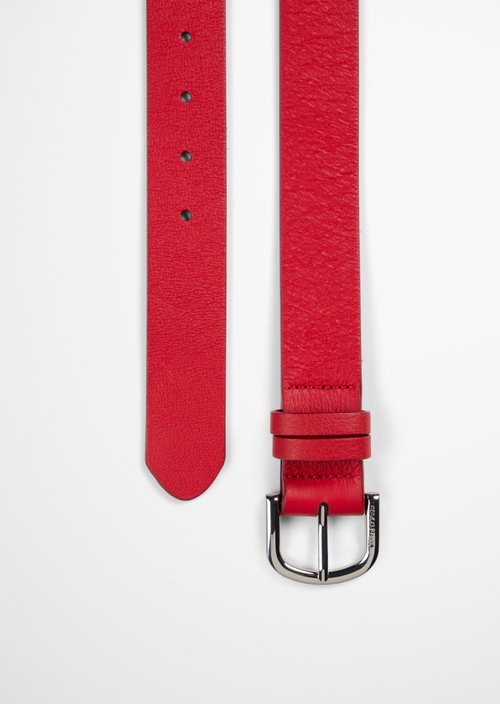 Belt — Shiny Red