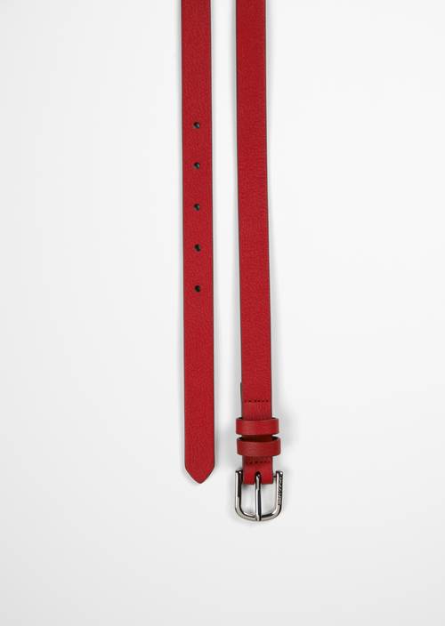 Cari Belt Shiny Red in detail view