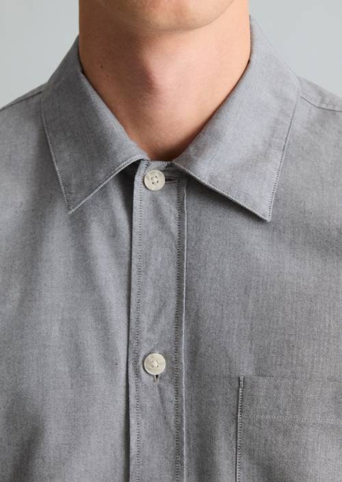 Oxford-Hemd regular Light Blue in Detailansicht