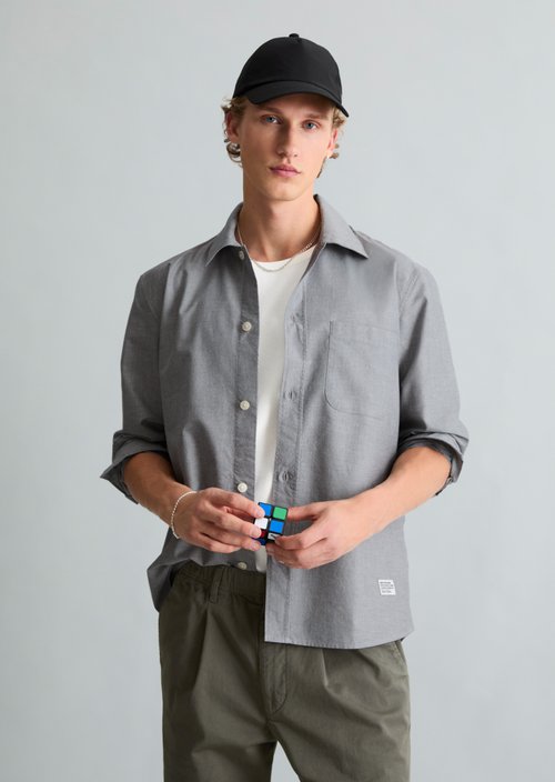 Oxford Shirt, Regular Fit — Light Blue