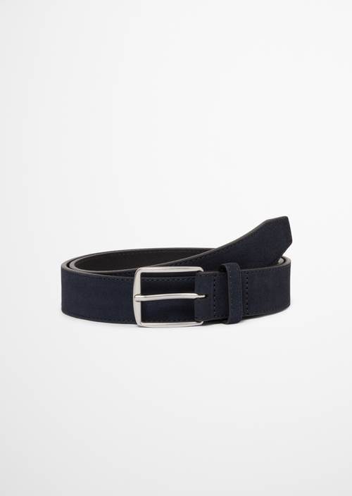 Cinturón modelo Jakob Dark Navy en vista frontal