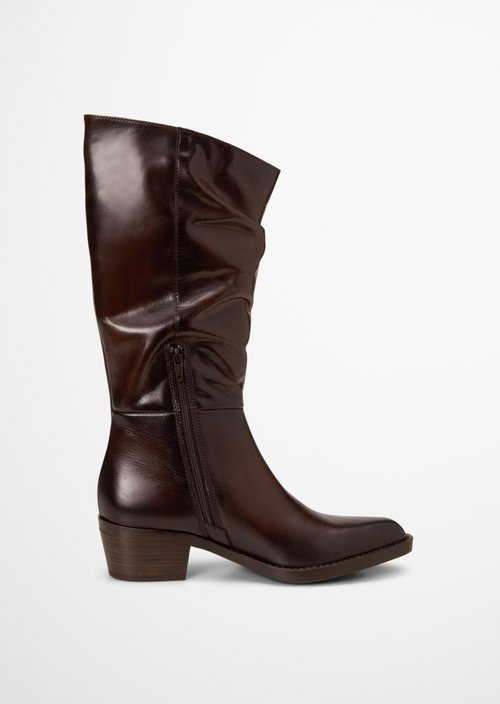Western-Style Boots, Rodeo Model — Black Coffee