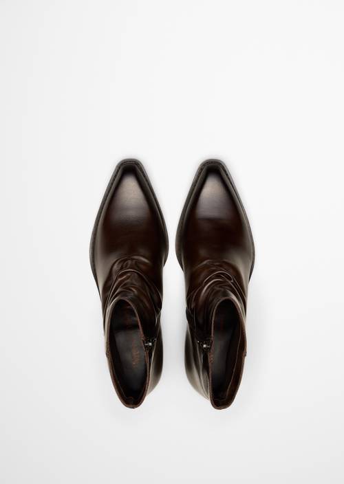 Stiefelette im Western-Stil Model Rodeo Black Coffee in Ansicht von oben