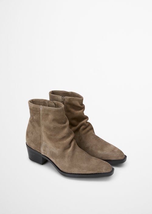 Western-Style Ankle Boots, Rodeo Model — Faded Brown
