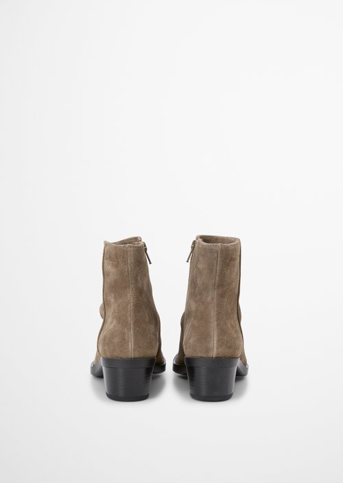 Western-Style Ankle Boots, Rodeo Model — Faded Brown