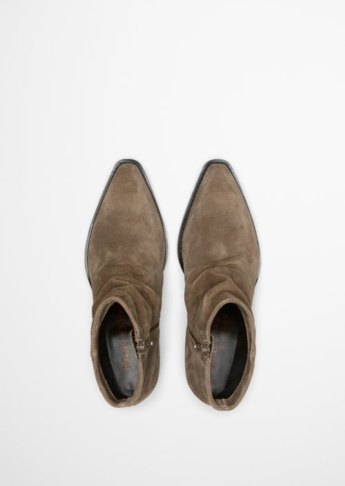 Western-Style Ankle Boots, Rodeo Model — Faded Brown