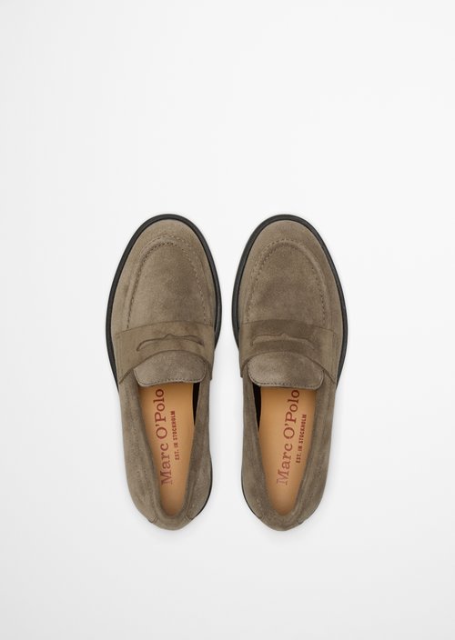Paula Penny Loafer — Faded Brown