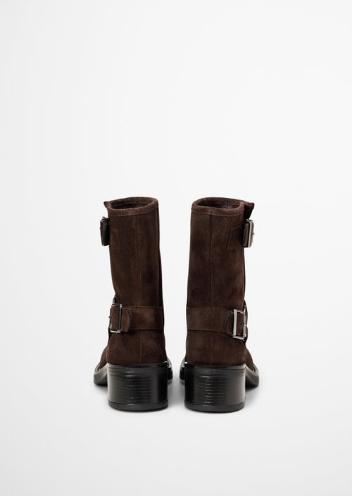 Raquel Short-Shaft Boots — Burnt Coffee