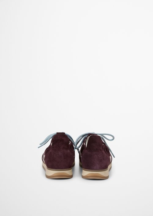 Mila Sneaker Model — Black Cherry