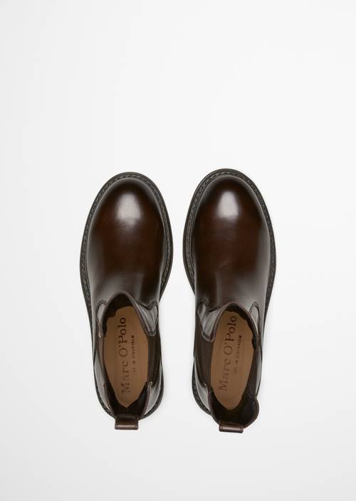 Boty Chelsea, model Cosi Dark Brown v pohledu shora