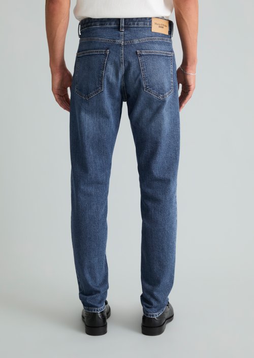Aric Tapered Jeans — Dark Blue