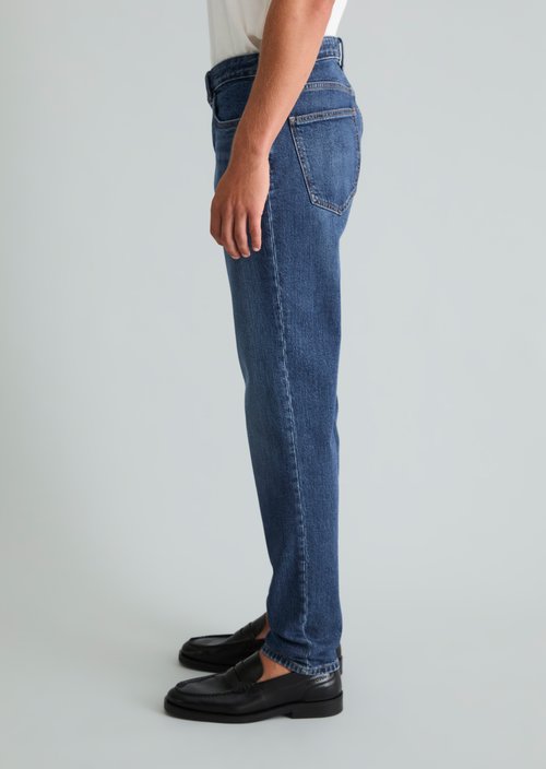 Aric Tapered Jeans — Dark Blue