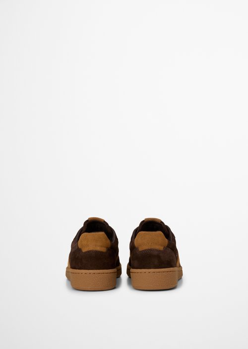 Court Sneaker Model — Burnt Coffee