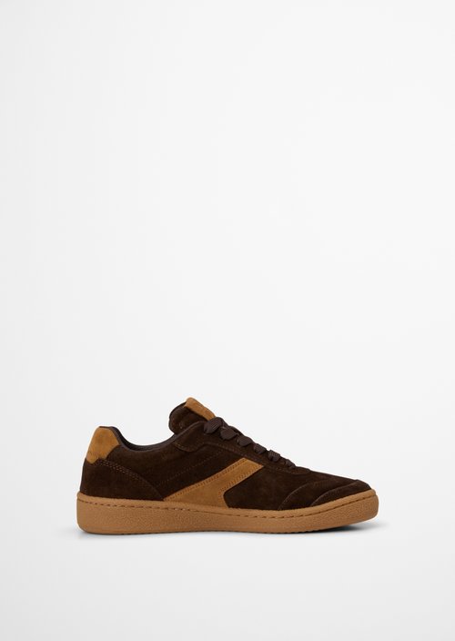 Court Sneaker Model — Burnt Coffee