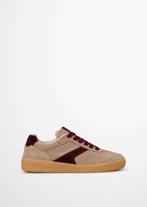 Court Sneaker Model — Earthy Taupe