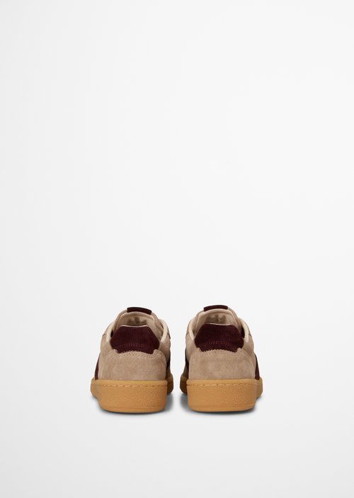 Court Sneaker Model — Earthy Taupe