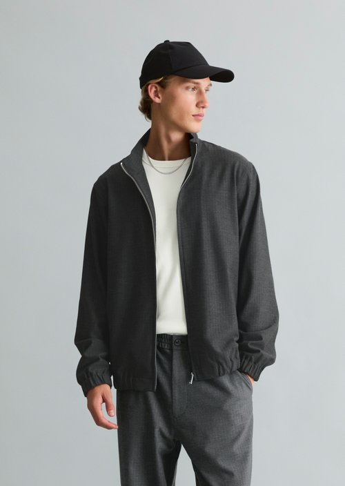 Regular-fit overshirt — Dark Grey