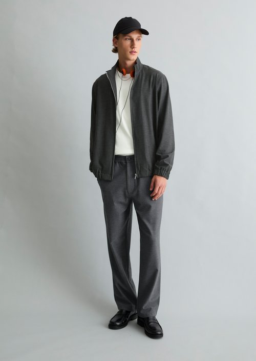 Regular-fit overshirt — Dark Grey